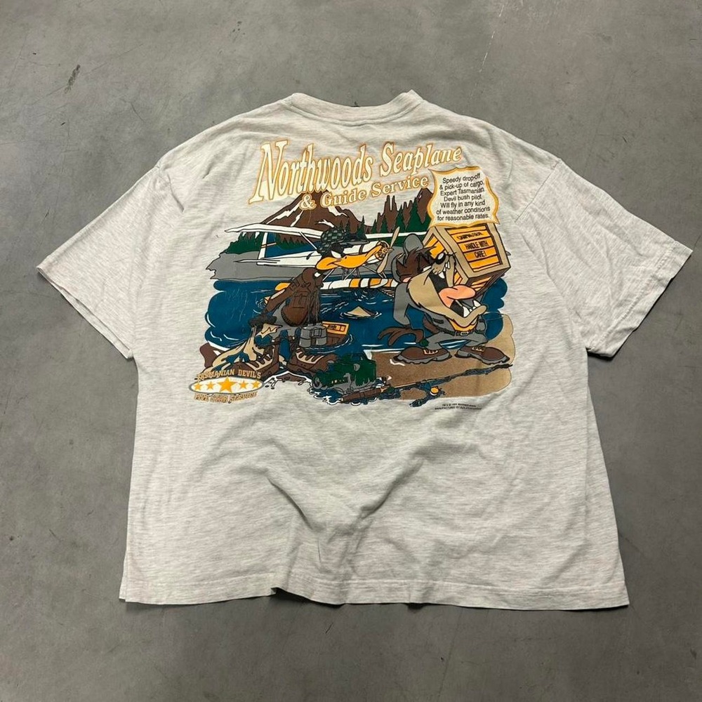 Vintage Looney Tunes Taz Graphic Outdoors Shirt